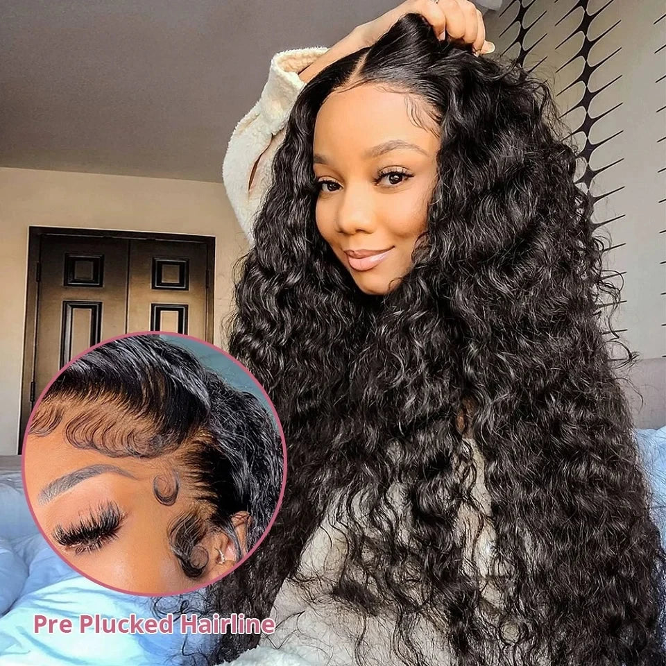 Links Curly 250% 40-42" HD 5x5 Glueless Wig Deep Wave Lace Front