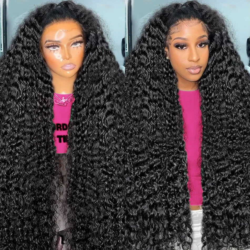 Loose Deep Wave 13x6 HD Lace Wig 250% 30-34" Brazilian Human Hair