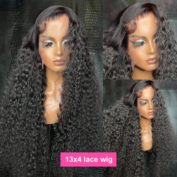 Loose Deep Wave Glueless Lace Front Human Hair Wig